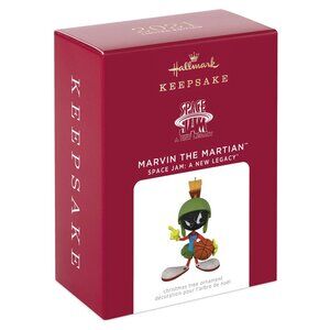 New! Marvin the Martian Space Jam Hallmark Keepsake Christmas Ornament 2021